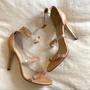 Tamara Mellon Honey Tan Heeled Sandals